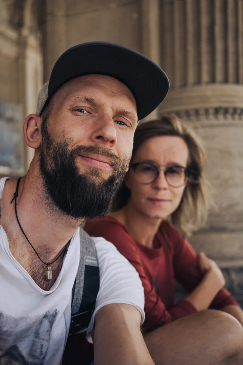 Priit and Karolin Pärna in Vienna